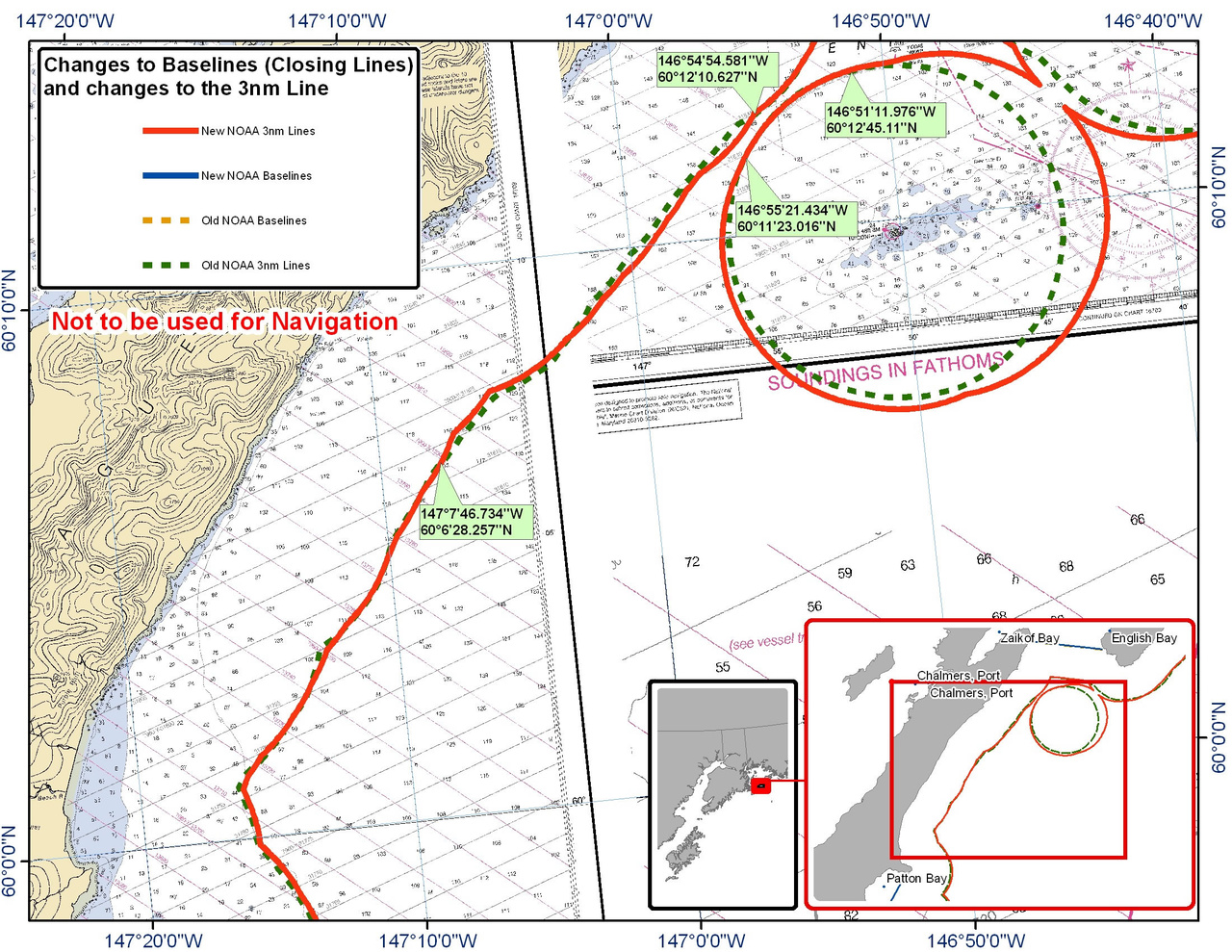 Chart for the Area Between Patton Bay and Hinchinbrook Entrance Chart for the Area Between Patton Bay and Hinchinbrook Entrance