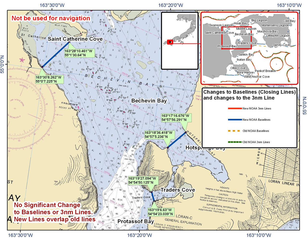 Chart for Bechevin Bay Chart for Bechevin Bay
