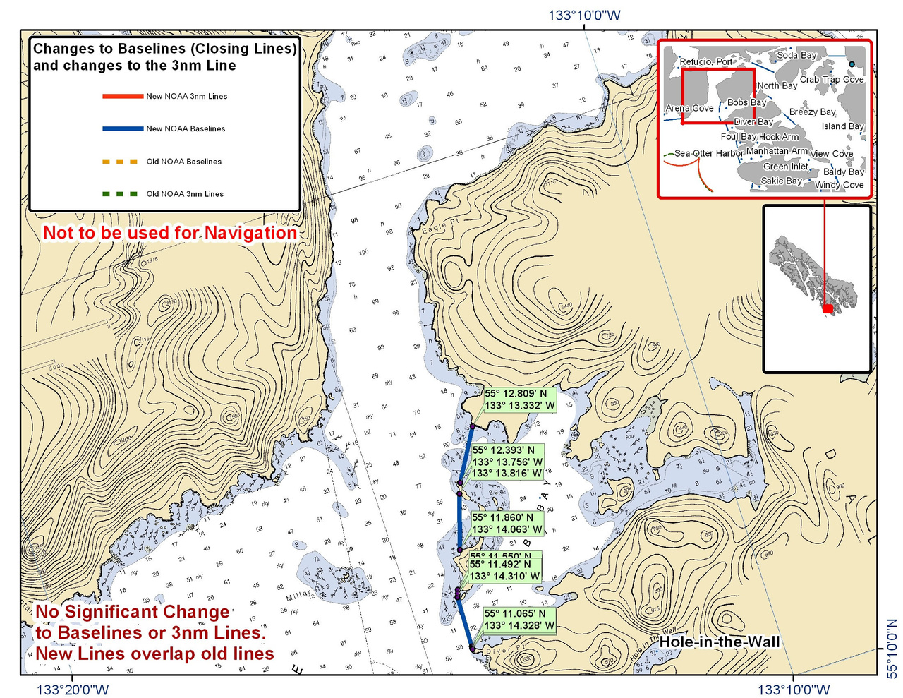 Chart for Bobs Bay Chart for Bobs Bay