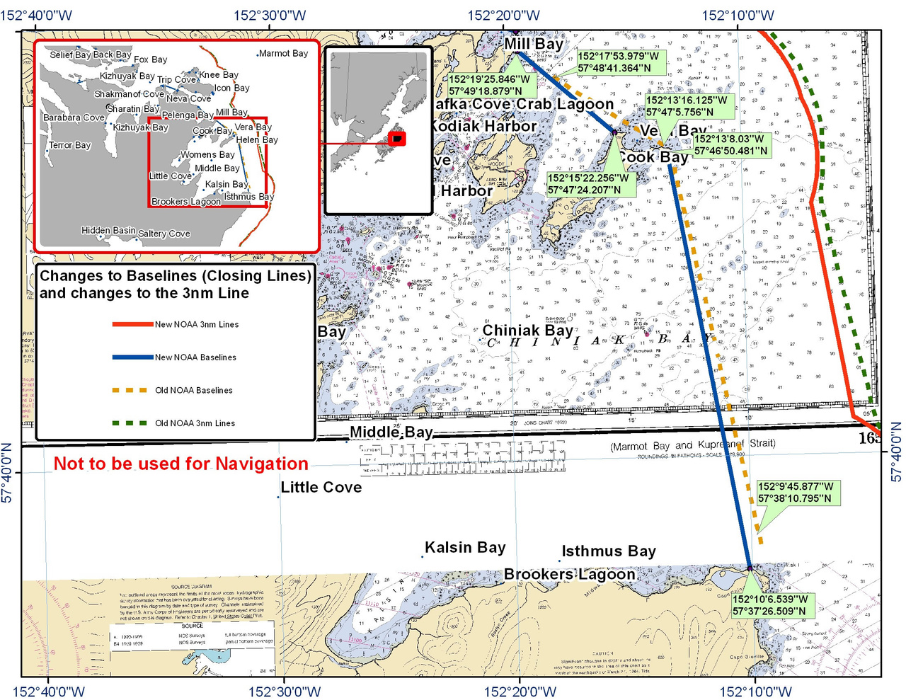 Chart for Chiniak Bay and the Surrounding Area Chart for Chiniak Bay and the Surrounding Area