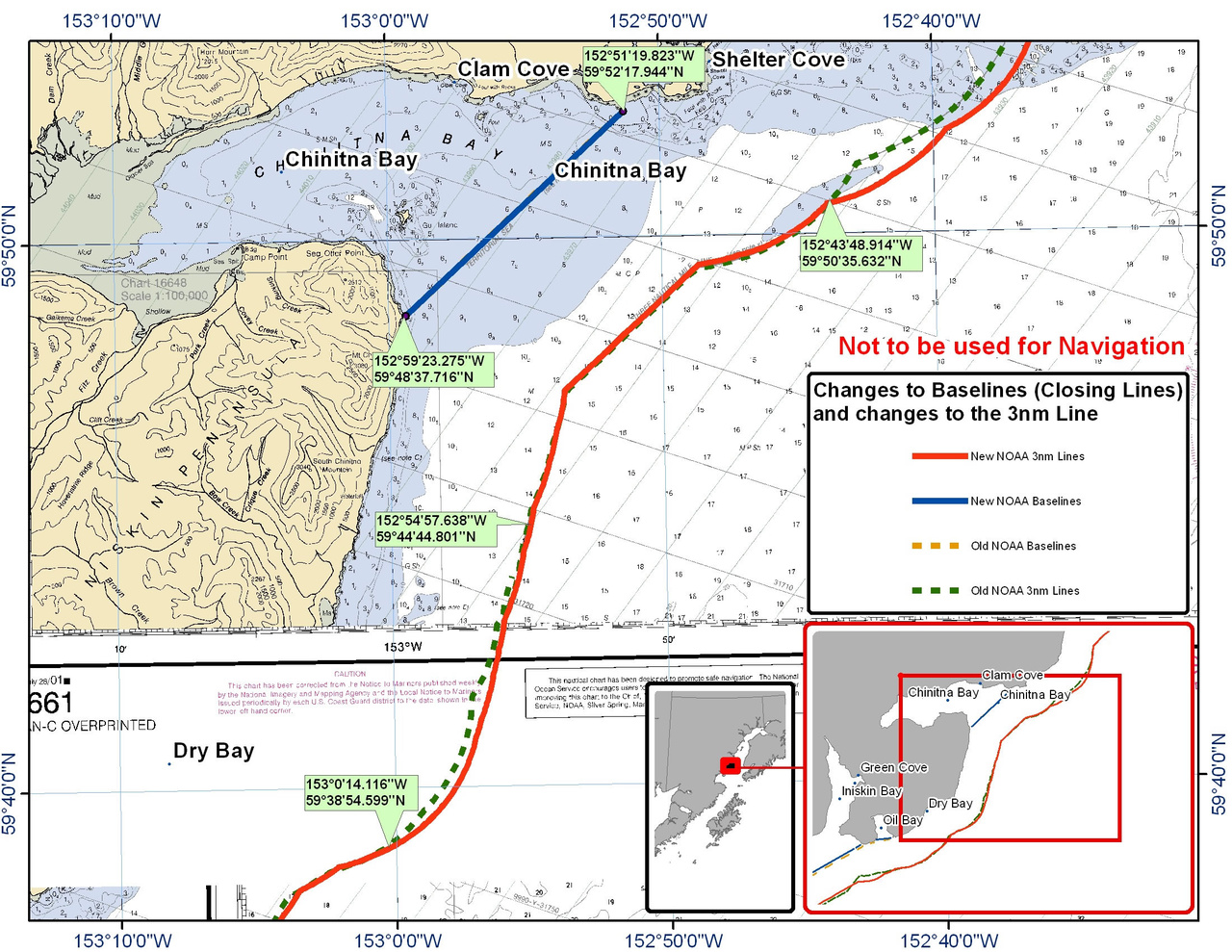 Chart for Chinitna Bay and the Surrounding Area Chart for Chinitna Bay and the Surrounding Area