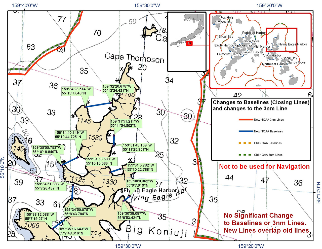 Chart for Flying Eagle Harbor and the Surrounding Area Chart for Flying Eagle Harbor and the Surrounding Area