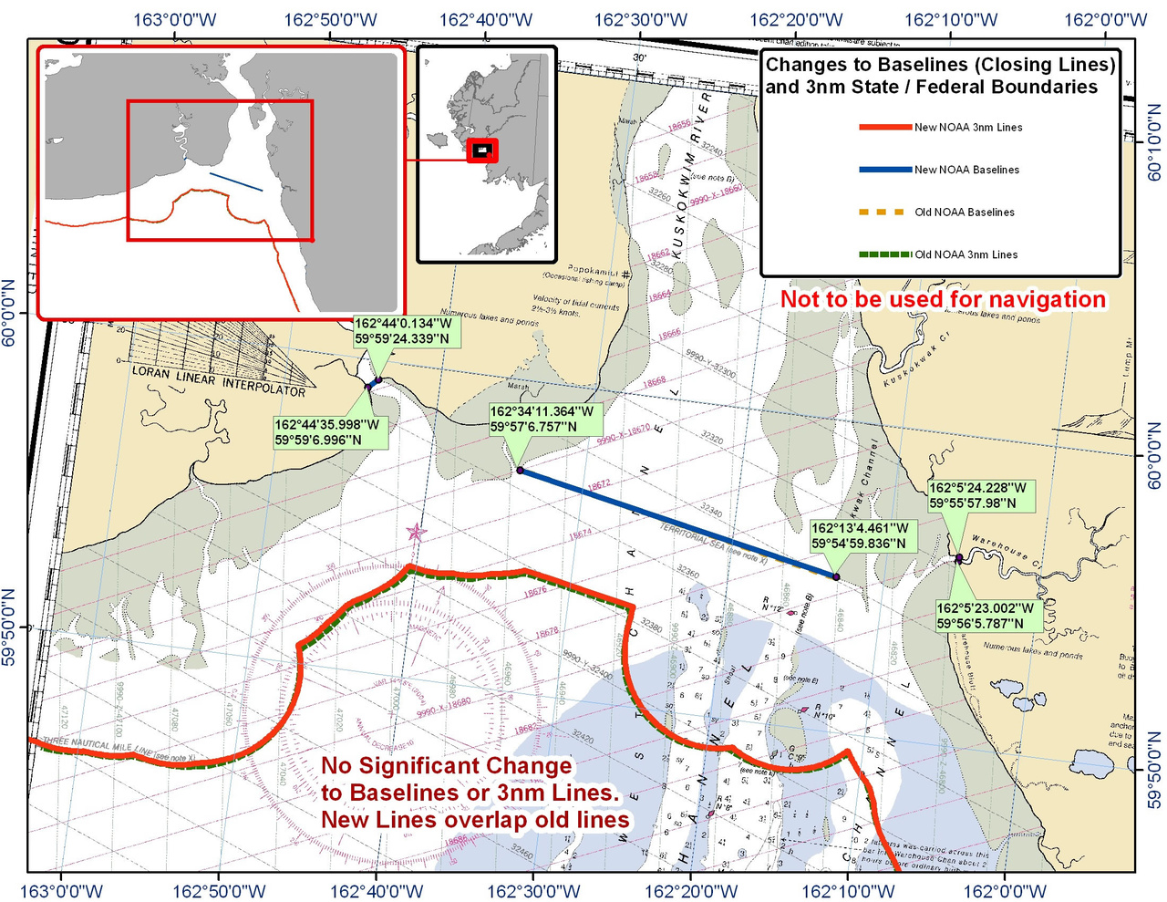 Chart for Kuskokwim River and the Surrounding Area Chart for Kuskokwim River and the Surrounding Area