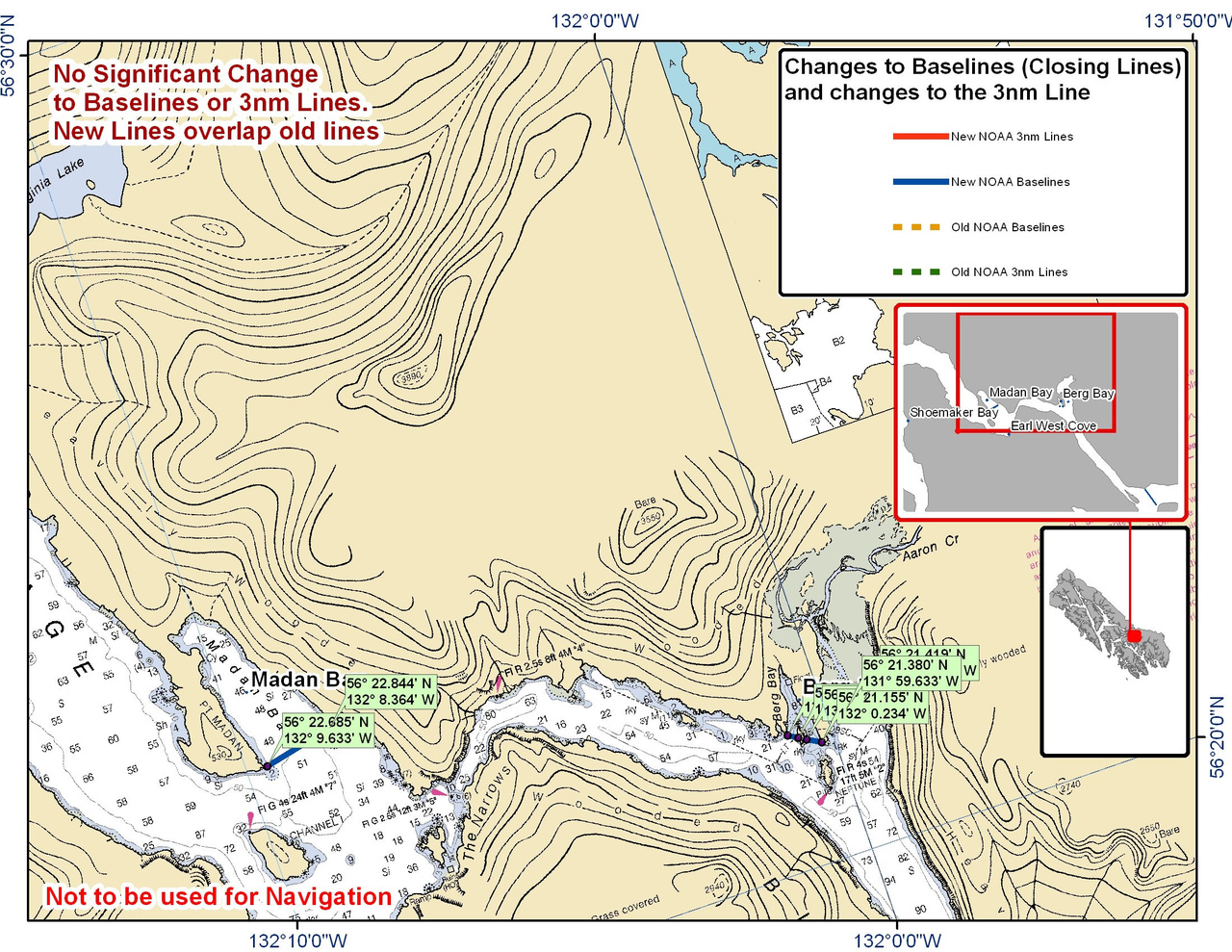Chart for Madan and Berg Bay Chart for Madan and Berg Bay