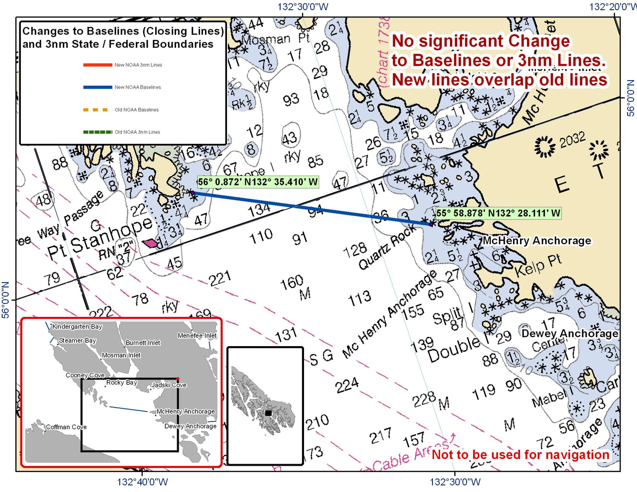 Chart for McHenry Anchorage Chart for McHenry Anchorage