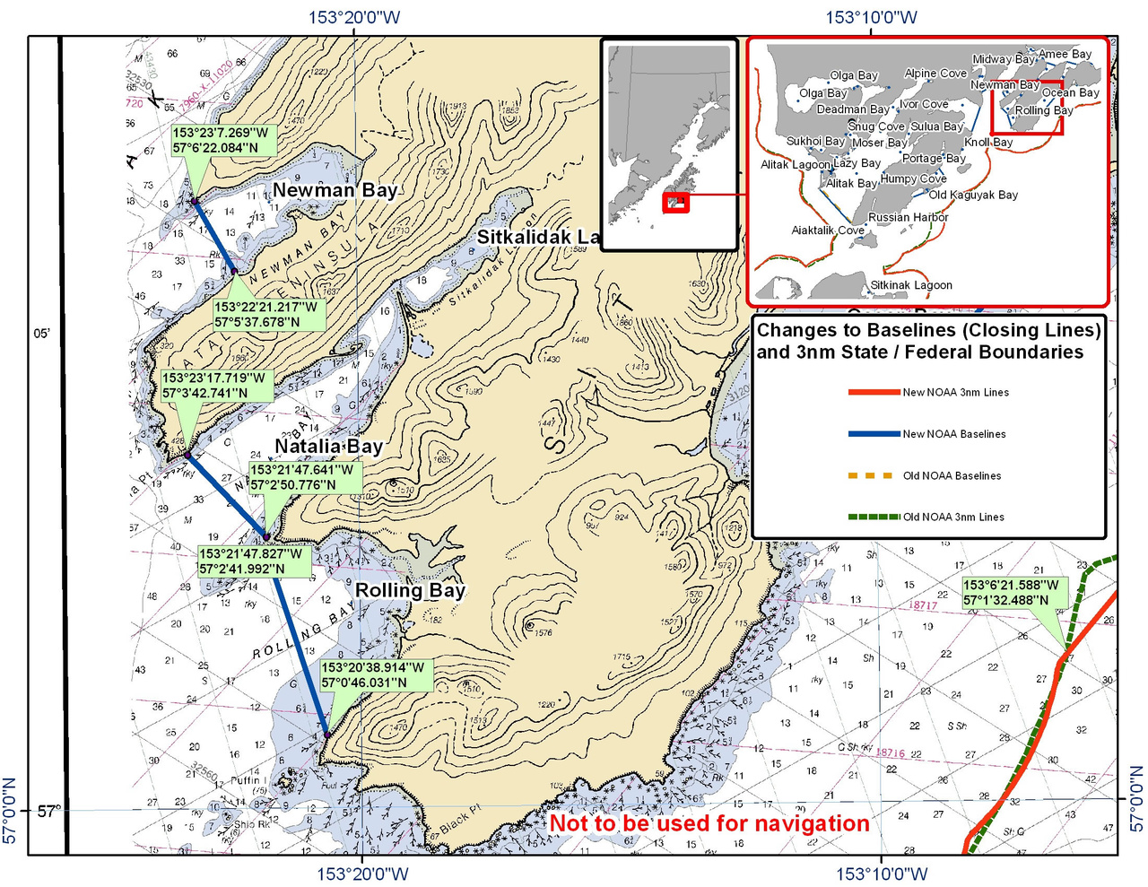 Chart for Natalia Bay and the Surrounding Area Chart for Natalia Bay and the Surrounding Area