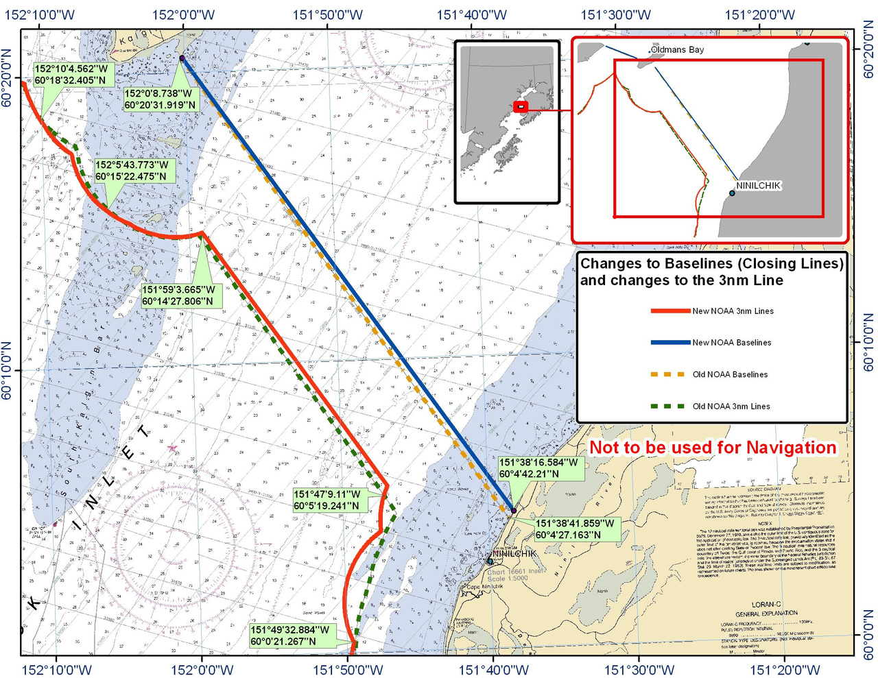 Chart for Ninilchik and the Surrounding Area Chart for Ninilchik and the Surrounding Area
