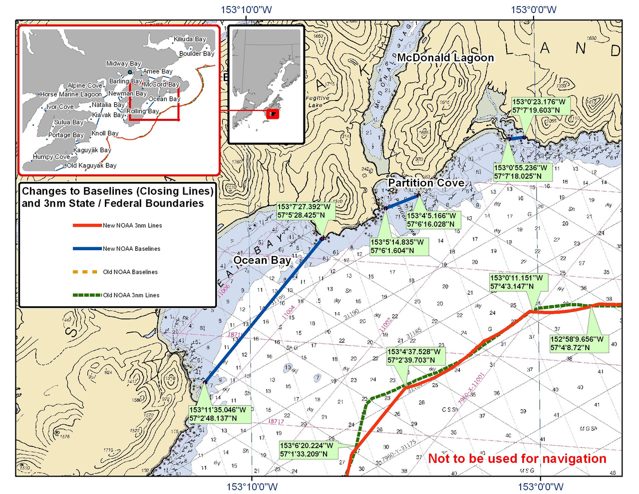 Chart for Ocean Bay and the Surrounding Area Chart for Ocean Bay and the Surrounding Area