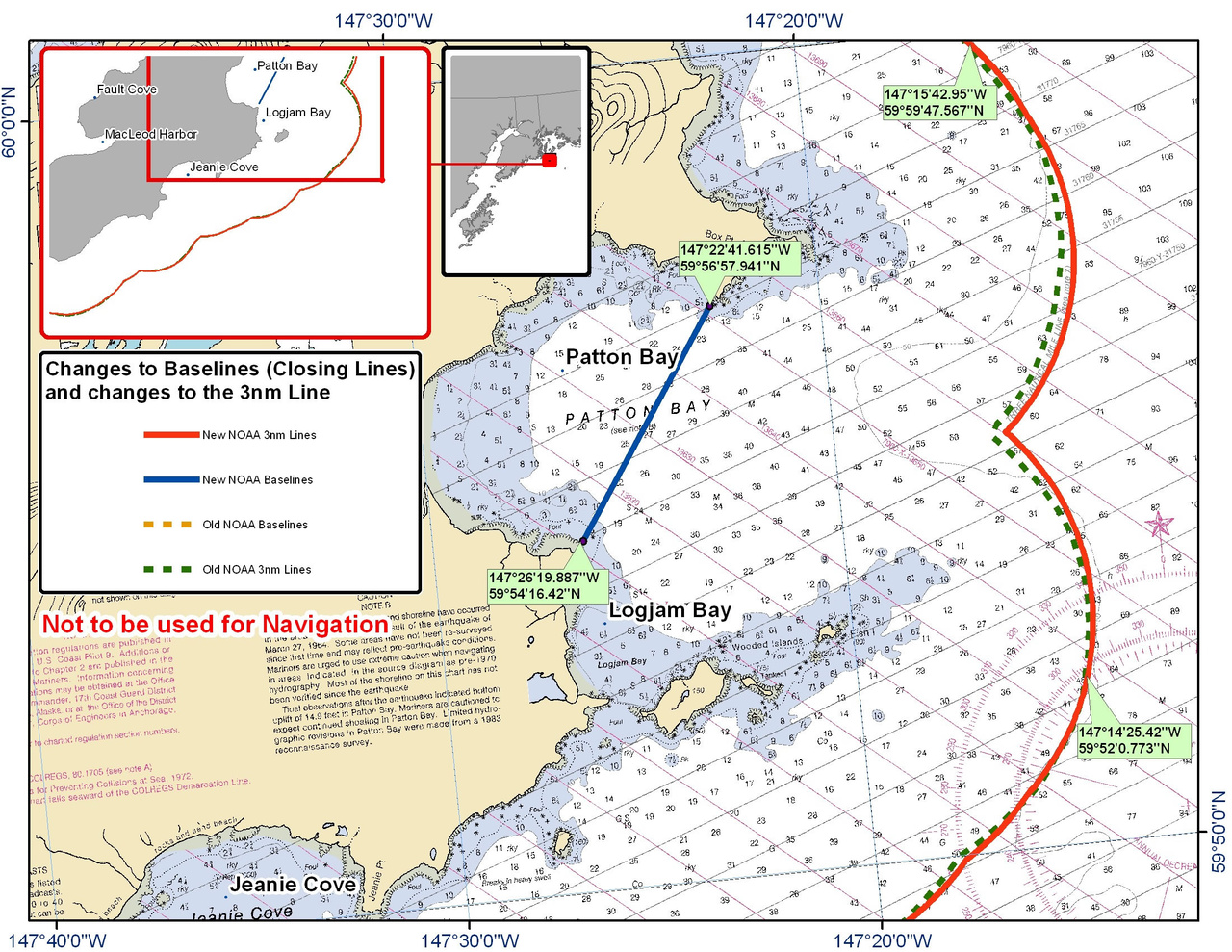 Chart for Patton Bay Chart for Patton Bay
