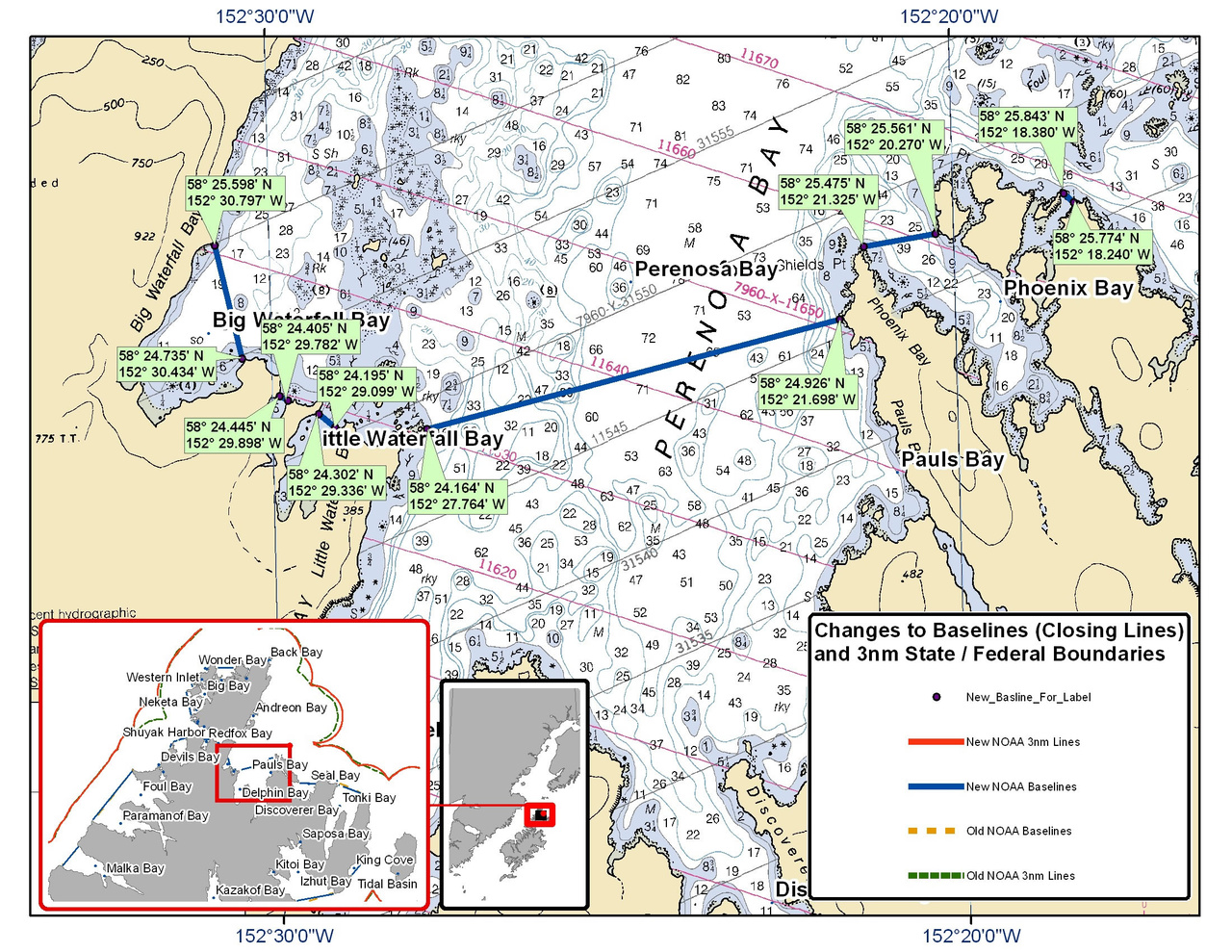 Chart for Perenosa Bay Chart for Perenosa Bay