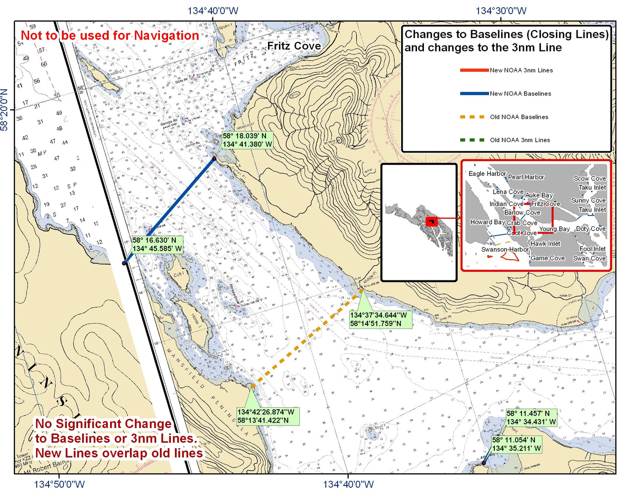 Chart for Stephens Passage Chart for Stephens Passage