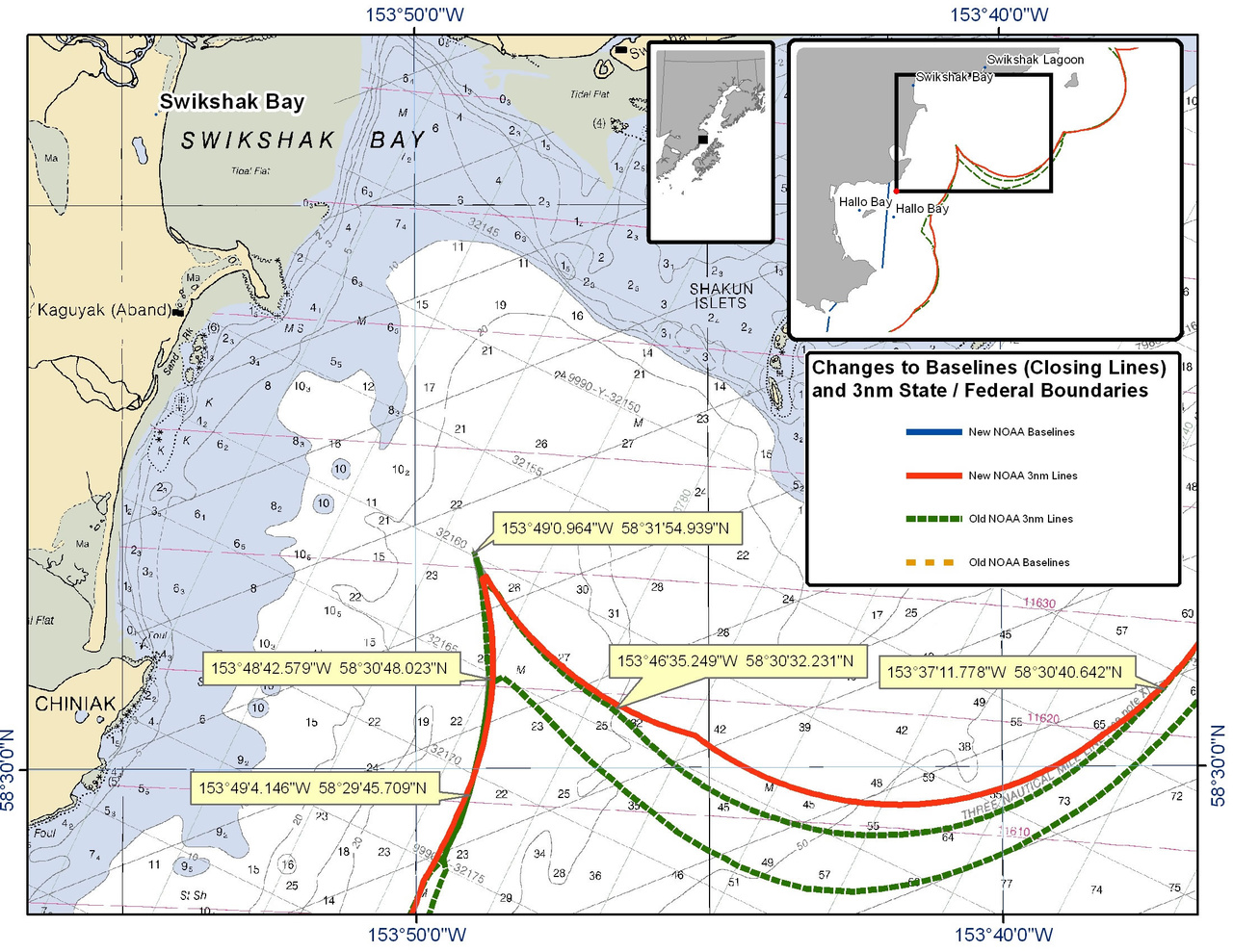 Chart for Swikshak Bay Chart for Swikshak Bay