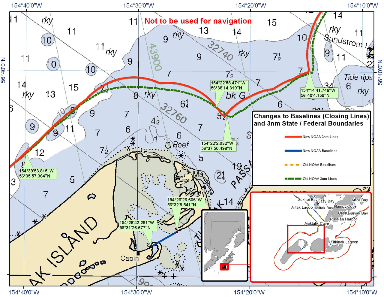 Chart for Tugidak Pass and the Surrounding Waters Chart for Tugidak Pass and the Surrounding Waters