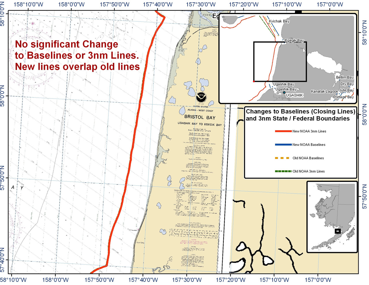 Chart for Ugashik Bay to Egegik Bay Chart for Ugashik Bay to Egegik Bay