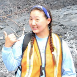Catherin Kim hiking